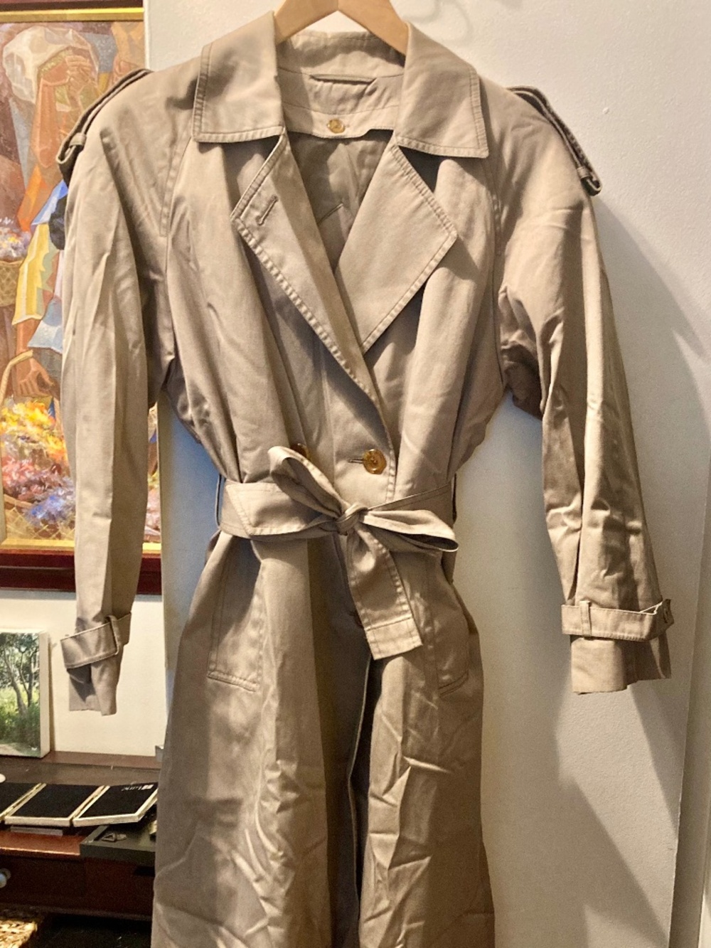 Vintage 80s Worthington Thermolite Trench Coat